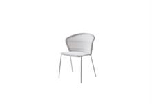 Cane-line lean stol i hvid - stabelbar havestol